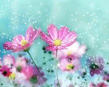 Afbeelding in Gallery-weergave laden, Diamond Painting - Bloemen en vlokken Diamond Painting Bloemen, bloemen