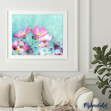 Afbeelding in Gallery-weergave laden, Diamond Painting - Bloemen en vlokken Diamond Painting Bloemen, bloemen