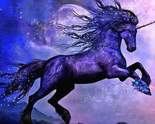 Afbeelding in Gallery-weergave laden, Diamond Painting - Sprankelende Eenhoorn dieren, Diamond Painting Dieren, eenhoorns