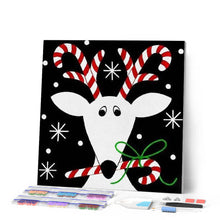Afbeelding in Gallery-weergave laden, Diamond Painting - Kerst Rendier Kerstmis, hert, Diamond Painting Andere, ander