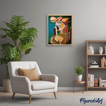 Afbeelding in Gallery-weergave laden, Diamond Painting - Abstract portret Diamond Painting Beroemde Schilderijen, beroemde schilderijen