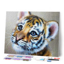 Afbeelding in Gallery-weergave laden, Diamond Painting - Baby tijger dieren, Diamond Painting Dieren, tijgers