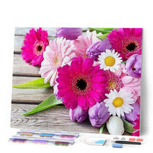 Afbeelding in Gallery-weergave laden, Diamond Painting - Kleurrijke madeliefjes Diamond Painting Bloemen, bloemen