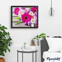 Afbeelding in Gallery-weergave laden, Diamond Painting - Kleurrijke madeliefjes Diamond Painting Bloemen, bloemen