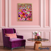 Afbeelding in Gallery-weergave laden, Diamond Painting - Veld met bloemen Diamond Painting Bloemen, bloemen