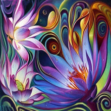 Afbeelding in Gallery-weergave laden, Diamond Painting - Artistieke bloemen Diamond Painting Bloemen, bloemen