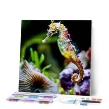 Afbeelding in Gallery-weergave laden, Diamond Painting - Zeepaardje dieren, Diamond Painting Dieren