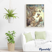 Afbeelding in Gallery-weergave laden, Diamond Painting - Vrouwelijke boom dieren, Diamond Painting Dieren, bomen