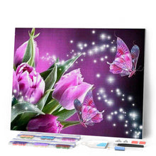 Afbeelding in Gallery-weergave laden, Diamond Painting - Vlinder sprankelend dieren, vlinders, Diamond Painting Dieren, Diamond Painting Bloemen, bloemen
