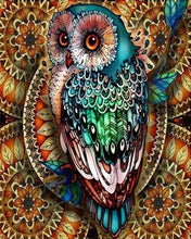 Afbeelding in Gallery-weergave laden, Diamond Painting - Fantastische uil dieren, Diamond Painting Dieren, uilen