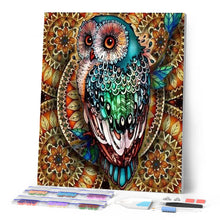 Afbeelding in Gallery-weergave laden, Diamond Painting - Fantastische uil dieren, Diamond Painting Dieren, uilen
