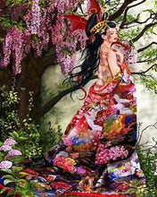 Afbeelding in Gallery-weergave laden, Diamond Painting - Bloemenjurk Diamond Painting Bloemen, bloemen