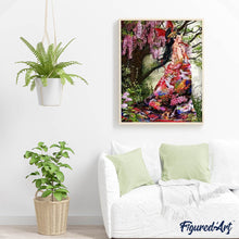 Afbeelding in Gallery-weergave laden, Diamond Painting - Bloemenjurk Diamond Painting Bloemen, bloemen
