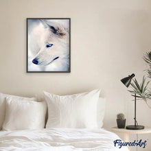Afbeelding in Gallery-weergave laden, Diamond Painting - Husky portret dieren, Diamond Painting Dieren