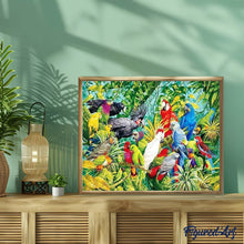 Afbeelding in Gallery-weergave laden, Diamond Painting - Papegaaien dieren, vogels, Diamond Painting Dieren, papegaaien