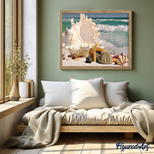Afbeelding in Gallery-weergave laden, Diamond Painting - Schelpen langs het water dieren, Diamond Painting Dieren