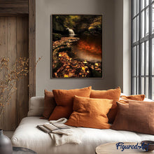 Afbeelding in Gallery-weergave laden, Diamond Painting - Kleine waterval Diamond Painting Landschappen, landschappen