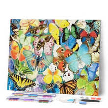 Afbeelding in Gallery-weergave laden, Diamond Painting - Vlinder collectie dieren, vlinders, Diamond Painting Dieren