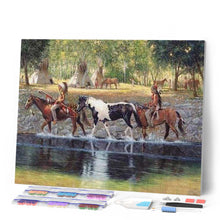 Afbeelding in Gallery-weergave laden, Diamond Painting - Indiase stam dieren, Diamond Painting Dieren