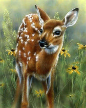 Afbeelding in Gallery-weergave laden, Diamond Painting - Klein reekalf dieren, Diamond Painting Dieren