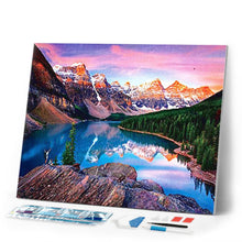 Afbeelding in Gallery-weergave laden, Diamond Painting - Reflecties op het Bergmeer