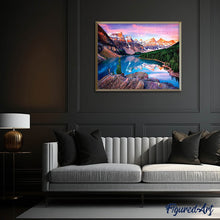 Afbeelding in Gallery-weergave laden, Diamond Painting - Reflecties op het Bergmeer