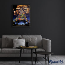 Afbeelding in Gallery-weergave laden, Diamond Painting - Vuurwerk en Eiffeltoren