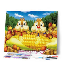 Afbeelding in Gallery-weergave laden, Diamond Painting - Maïs Proeverij dieren, Diamond Painting Dieren