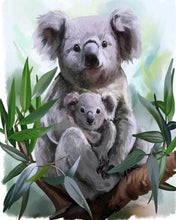 Afbeelding in Gallery-weergave laden, Diamond Painting - Koala familie dieren, Diamond Painting Dieren