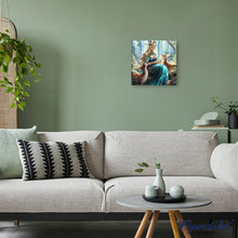 Afbeelding in Gallery-weergave laden, Diamond Painting - Fee en reekalfjes in het bos dieren, Diamond Painting Dieren