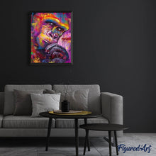 Afbeelding in Gallery-weergave laden, Diamond Painting - King Kong gekleurd dieren, Diamond Painting Dieren