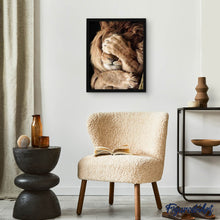 Afbeelding in Gallery-weergave laden, Diamond Painting - Verbergende leeuw dieren, Diamond Painting Dieren, leeuwen