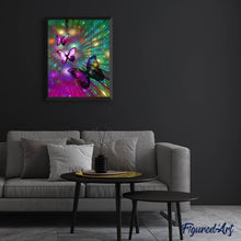 Afbeelding in Gallery-weergave laden, Diamond Painting - Vlucht van vlinders dieren, vlinders, Diamond Painting Dieren