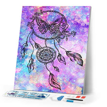 Afbeelding in Gallery-weergave laden, Diamond Painting - Dromenvanger met vlinder