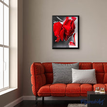 Afbeelding in Gallery-weergave laden, Diamond Painting - Rode roos en lippen Diamond Painting Bloemen, bloemen
