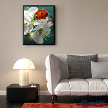 Afbeelding in Gallery-weergave laden, Diamond Painting - Lieveheersbeestje en bloemen dieren, Diamond Painting Dieren, bloemen