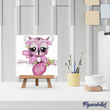 Afbeelding in Gallery-weergave laden, Diamond Painting - Uil liefde dieren, Diamond Painting Dieren, Diamond Painting Romantiek, uilen, romantiek