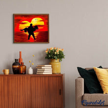 Afbeelding in Gallery-weergave laden, Diamond Painting - Liefhebbers op het strand Diamond Painting Romantiek, romantiek