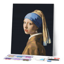 Afbeelding in Gallery-weergave laden, Diamond Painting - Meisje met de parel - Vermeer