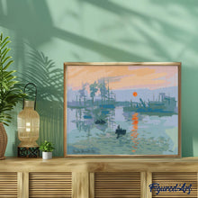 Afbeelding in Gallery-weergave laden, Diamond Painting - Impressie, zonsopgang - Monet
