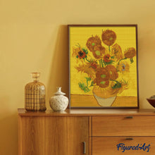 Afbeelding in Gallery-weergave laden, Diamond Painting - Zonnebloemen - Vincent van Gogh