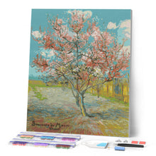 Afbeelding in Gallery-weergave laden, Diamond Painting - Bloeiende perzikboom - Van Gogh