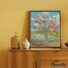 Afbeelding in Gallery-weergave laden, Diamond Painting - Bloeiende perzikboom - Van Gogh