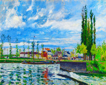 Afbeelding in Gallery-weergave laden, Diamond Painting - De sluis van Pontoise - Camille Pissarro