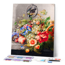 Afbeelding in Gallery-weergave laden, Diamond Painting - Bloemen en Fruit - Herman Henstenburgh 40x50cm reeds ingelijst