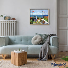 Afbeelding in Gallery-weergave laden, Diamond Painting - Het terras in Sainte-Adresse - Monet