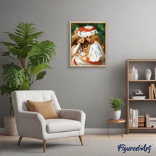 Afbeelding in Gallery-weergave laden, Diamond Painting - Jonge meisjes lezen - Renoir 40x50cm reeds ingelijst