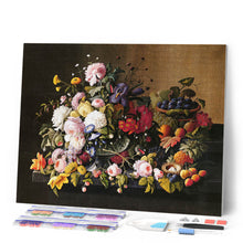 Afbeelding in Gallery-weergave laden, Diamond Painting - Bloemen en Fruit - Severin Roesen
