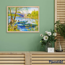 Afbeelding in Gallery-weergave laden, Diamond Painting - Voorjaarsvissen, Pont de Clichy - Van Gogh