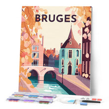 Afbeelding in Gallery-weergave laden, Diamond Painting - Reisposter Brugge